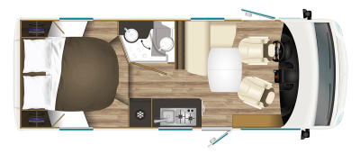 Plano de distribución día Itineo Family Compact CM660 de dia